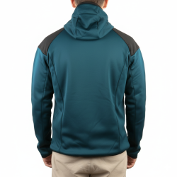 Trangoworld Chaqueta Polar Belarga Azul Negro Hombre