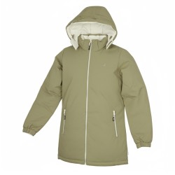 Joluvi Chaqueta Reversible Dipa Verde Crudo Gris Fosil Mujer