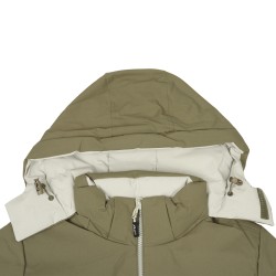 Joluvi Chaqueta Reversible Dipa Verde Crudo Gris Fosil Mujer