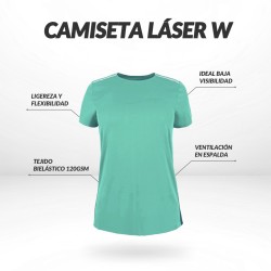 Joluvi Camiseta Laser W Verde Palido Mujer