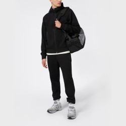 Champion Pantalón Chándal Stretch Con Puños C-Tech Negro Hombre