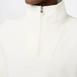 Champion Sudadera Media Cremallera Icons Blanco Roto Crema Hombre