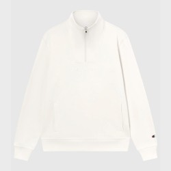 Champion Sudadera Media Cremallera Icons Blanco Roto Crema Hombre
