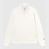 Champion Sudadera Media Cremallera Icons Blanco Roto Crema Hombre