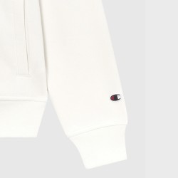 Champion Sudadera Media Cremallera Icons Blanco Roto Crema Hombre