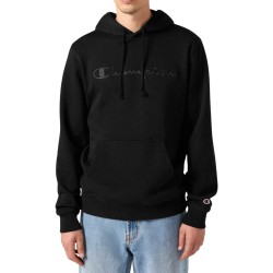 Champion Sudadera Gran Logo Bordado Icons Negro Hombre