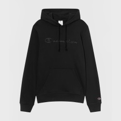 Champion Sudadera Gran Logo Bordado Icons Negro Hombre