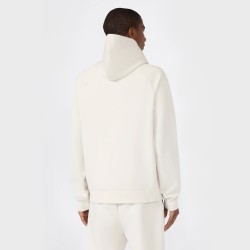 Champion Sudadera Stretch De Algodón C-Tech Blanco Roto Crema Hombre