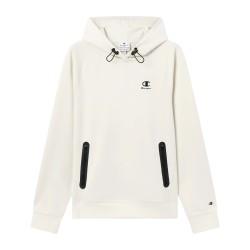 Champion Sudadera Stretch De Algodón C-Tech Blanco Roto Crema Hombre