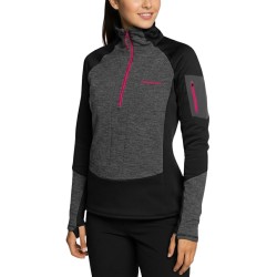 Trangoworld Forro Polar Brenta Negro Gris Caviar Ebony Mujer