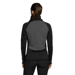 Trangoworld Forro Polar Brenta Negro Gris Caviar Ebony Mujer