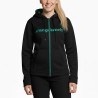 Trangoworld Chaqueta Liena Negro Mujer