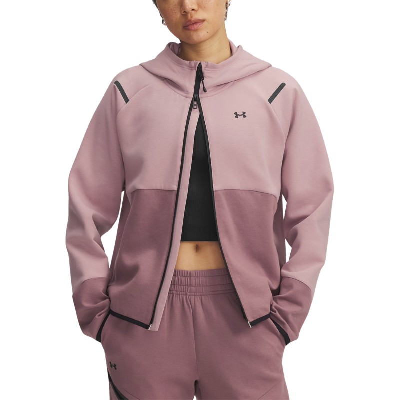 Under Armour Chaqueta Ua Unstoppable Fleece Rosa Tourmaline Pink Mujer