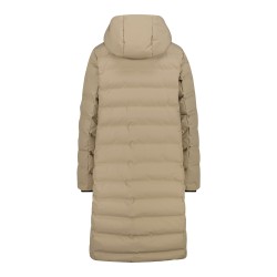 Campagnolo Chaqueta Fibras Impermeable Long Padded Down Jacket With Hood Marrón Cookie Mujer
