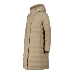 Campagnolo Chaqueta Fibras Impermeable Long Padded Down Jacket With Hood Marrón Cookie Mujer