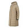 Campagnolo Chaqueta Fibras Impermeable Long Padded Down Jacket With Hood Marrón Cookie Mujer