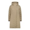 Campagnolo Chaqueta Fibras Impermeable Long Padded Down Jacket With Hood Marrón Cookie Mujer