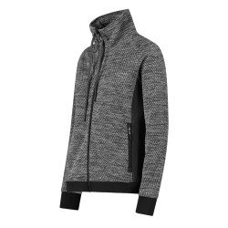 Campagnolo Chaqueta De Punto Polar Knit Tech Fleece Jacket Gris Azul Anthracite Mujer