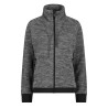 Campagnolo Chaqueta De Punto Polar Knit Tech Fleece Jacket Gris Azul Anthracite Mujer