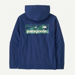 Patagonia Sudadera M's Boardshort Logo Uprisal Azul Clement Blue Hombre