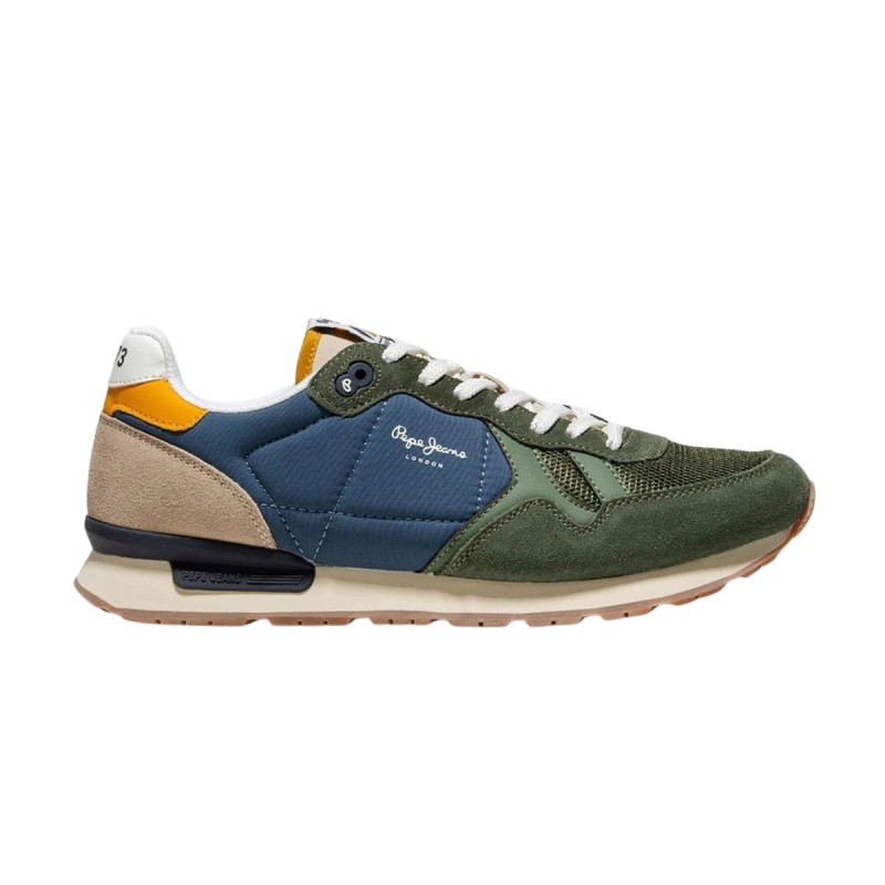 Pepe Jeans Zapatilla Brit Camp M Olivine Green Hombre