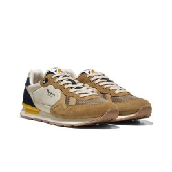 Pepe Jeans Zapatilla Brit Camp M Camel Beige Hombre