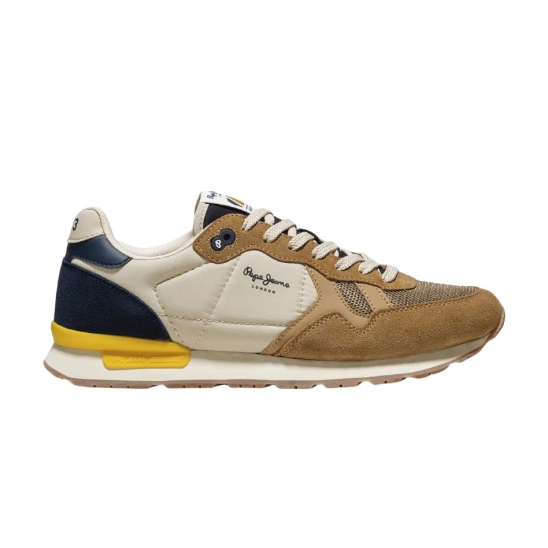 Pepe Jeans Zapatilla Brit Camp M Camel Beige Hombre