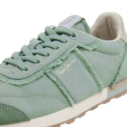Pepe Jeans Zapatillas Once Twill Winter Mint Green Verde Mujer