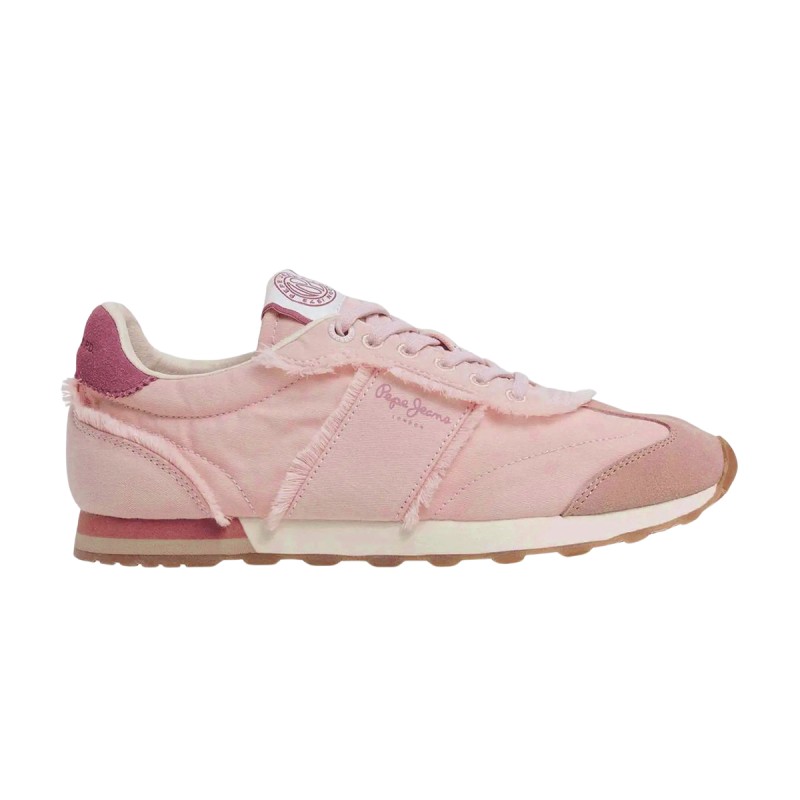 Pepe Jeans Zapatillas Once Twill Powder Rose Pink Rosa Mujer