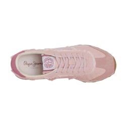 Pepe Jeans Zapatillas Once Twill Powder Rose Pink Rosa Mujer