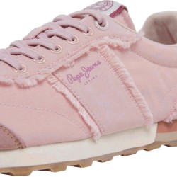 Pepe Jeans Zapatillas Once Twill Powder Rose Pink Rosa Mujer