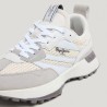 Pepe Jeans Zapatillas Lucky Knit Mousse White Blanco Crema Mujer