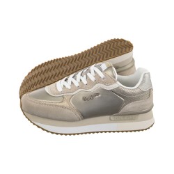 Pepe Jeans Zapatillas Rusper Shine Sand Beige Dorado Mujer