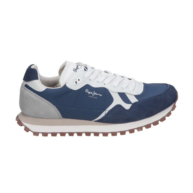Pepe Jeans Zapatillas Brit-On Master Marine Blue Azul Marino Hombre