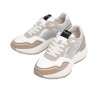 Pepe Jeans Zapatilla Kimi Glam Marrón Stone Beige Plateado Beige Mujer