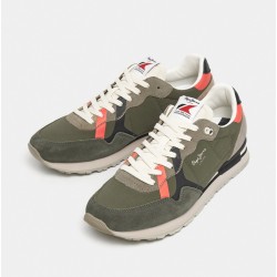 Pepe Jeans Zapatillas Brit Cover M Green Verde Hombre