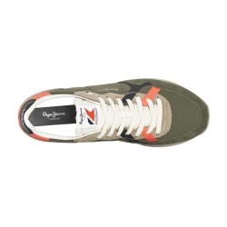 Pepe Jeans Zapatillas Brit Cover M Green Verde Hombre