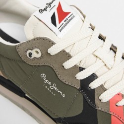 Pepe Jeans Zapatillas Brit Cover M Green Verde Hombre