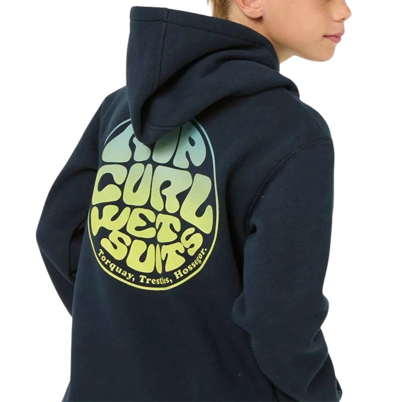Rip Curl Sudadera Wetsuit Icon Azul Dark Navy Niño