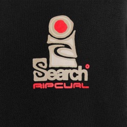 Rip Curl Sudadera Search Zip Thru Hood Negro Black Hombre
