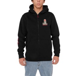 Rip Curl Sudadera Search Zip Thru Hood Negro Black Hombre