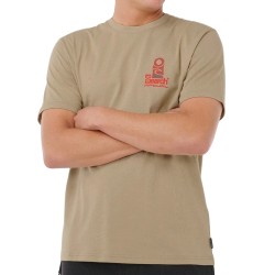 Rip Curl Camiseta Vaporcool Search Stack Khaki Rock Kaki Hombre