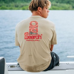 Rip Curl Camiseta Vaporcool Search Stack Khaki Rock Kaki Hombre