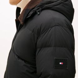 Tommy Hilfiger Abrigo Plumas Parka Down Black Negro Hombre
