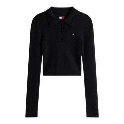 Tommy Hilfiger Polo TJW Essential Black Negro Mujer