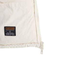 Guess Chaqueta Fibras Gj Reg Lenght Puffer Cream Crema Mujer