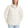 Guess Chaqueta Fibras Gj Reg Lenght Puffer Cream Crema Mujer