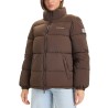 Guess Chaqueta Fibras Gj Reg Lenght Puffer Brown Marrón Mujer