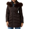 Guess Chaqueta Fibras New Oxana Jacket Cream Marrón Mujer