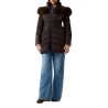 Guess Chaqueta Fibras New Oxana Jacket Cream Marrón Mujer